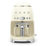 Retro-Style Drip Coffee Machine (10 Cups) - Cream
