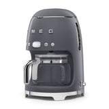 Retro-Style Drip Coffee Machine (10 Cups) - Slate Gray