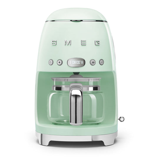 Retro-Style Drip Coffee Machine (10 Cups) - Pastel Green