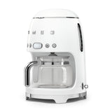 Retro-Style Drip Coffee Machine (10 Cups) - White