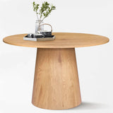 Dwen & Jules 46" Round Rattan Dining Table Set for 4 (5-Piece)