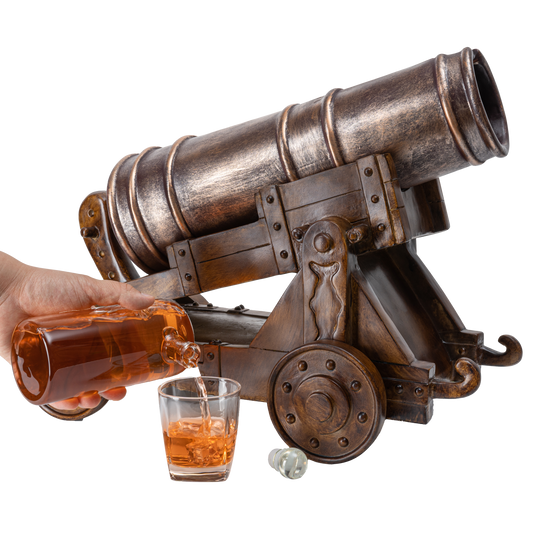 Cannon Wine & Whiskey Decanter Set, 750ml Decanter 21"