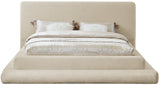 Dane Plush Faux Shearling Fabric Bed - Modern Contemporary Design for Ultimate Comfort & Style