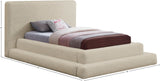 Dane Plush Faux Shearling Fabric Bed - Modern Contemporary Design for Ultimate Comfort & Style