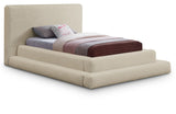 Dane Plush Faux Shearling Fabric Bed - Modern Contemporary Design for Ultimate Comfort & Style