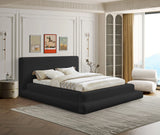 Dane Plush Faux Shearling Fabric Bed - Modern Contemporary Design for Ultimate Comfort & Style