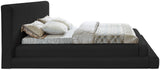 Dane Plush Faux Shearling Fabric Bed - Modern Contemporary Design for Ultimate Comfort & Style