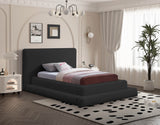 Dane Plush Faux Shearling Fabric Bed - Modern Contemporary Design for Ultimate Comfort & Style