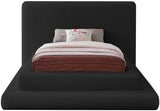 Dane Plush Faux Shearling Fabric Bed - Modern Contemporary Design for Ultimate Comfort & Style