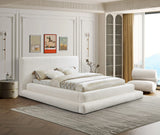Dane Plush Faux Shearling Fabric Bed - Modern Contemporary Design for Ultimate Comfort & Style