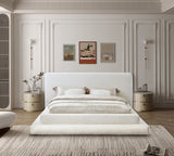 Dane Plush Faux Shearling Fabric Bed - Modern Contemporary Design for Ultimate Comfort & Style