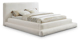 Dane Plush Faux Shearling Fabric Bed - Modern Contemporary Design for Ultimate Comfort & Style