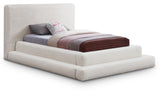Dane Plush Faux Shearling Fabric Bed - Modern Contemporary Design for Ultimate Comfort & Style