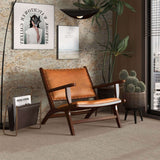 Daniel Tan Leather Arm Chair