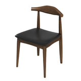Destiny Black PU Dining Chairs (Set Of 2)