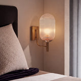 Dewdrop Wall Lamp - Bronze and Clear
