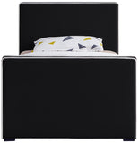 Dillard Velvet Upholstered Bed – Contemporary Elegance with Dark Espresso Legs for Stylish Bedrooms