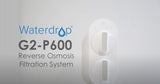 Waterdrop G2P600 RO System with UV Sterilizing Light
