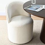 Doris Rolling Upholstered Dining Chair With Castors (Set of 6)