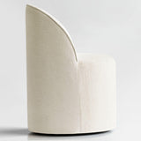 Doris Rolling Upholstered Dining Chair With Castors (Set of 2)