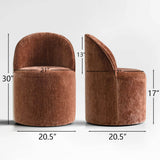 Doris Modern Small Accent Chair (Set of 2)