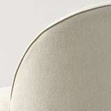 Doris Rolling Upholstered Dining Chair With Castors (Set of 2)