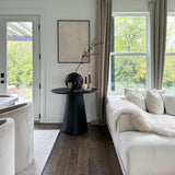 Dwen 35" Modern Round Pedestal Dining Table