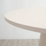Dwen 35" Modern Round Pedestal Console Table