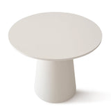 Dwen 35" Modern Round Pedestal Dining Table