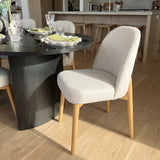 Dwen & Havana 79" Oval Dining Table Set for 6 (7-Piece)