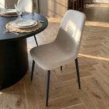 Dwen & Oslo 79" Oval Dining Table Set for 6 (7-Piece)