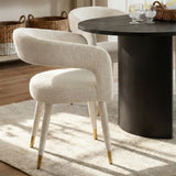 Dwen & Anna 79" Oval Dining Table Set for 6 (7-Piece)