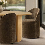 Dwen & Doris 79" Natural Oval Dining Table Set for 6 (7-Piece)
