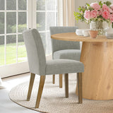 Dwen & North 46" Modern Round Dining Table Set for 4 (5-Piece)