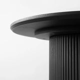Dwen 79" Modern Large Roman Pillar Oval Dining Table