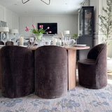 Dwen & Doris 79" Natural Oval Dining Table Set for 6 (7-Piece)
