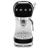Manual Espresso Coffee Machine - Retro-Style Black