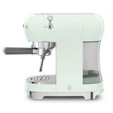 Retro-Style Manual Espresso Machine - Pastel Green
