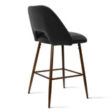 Edwin 26" Modern Faux Leather Counter Stool (Set of 2)