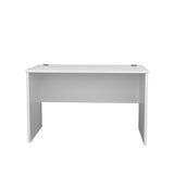 TUHOME Malibu 47" Wide Modern Study Desk with Spacious Work Surface, Simple Computer and Laptop Table for Bedroom, Living Room, Kitchen or Home Office, Minimalist Writing Desk with Comfortable Leg Room and Sleek Design
