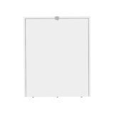 TUHOME Kaplar 33" Wide Folding Wall-Mounted Table with Four Shelves, Retractable Floating Desk, Space-Saving Foldable Workstation for Bedroom, Kitchen, Laundry Room, Office, Ironing Station and Small Spaces