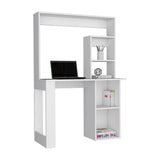 Maine Desk with Hutch and Multi-Level Shelves for Home Office Organization, Spacious Work Surface, Practical Storage Compartments and Functional Design Ideal for Study, Workspace or Daily Tasks by Maine Home Furniture