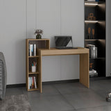 Britt 43" Wide Writting Desk, Dark Walnut