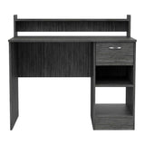 Tuhome Manaos Writing Computer Desk with Multiple Shelves, One Drawer, Modern and Compact Design, Ideal for Home Office, Study, or Small Spaces