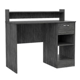 Tuhome Manaos Writing Computer Desk with Multiple Shelves, One Drawer, Modern and Compact Design, Ideal for Home Office, Study, or Small Spaces
