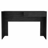 Tuhome Acre Computer Desk with One Drawer, Modern Design, Black Finish, Compact Writing Desk for Home Office or Study