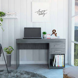 Tuhome Ibare Two Drawer Computer Desk with One Lower Shelf, Compact and Functional Design, Ideal for Small Workspaces, Home Office, or Study