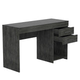 Tuhome Ibare Two Drawer Computer Desk with One Lower Shelf, Compact and Functional Design, Ideal for Small Workspaces, Home Office, or Study
