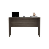 TUHOME Malibu 47" Wide Modern Study Desk with Spacious Work Surface, Simple Computer and Laptop Table for Bedroom, Living Room, Kitchen or Home Office, Minimalist Writing Desk with Comfortable Leg Room and Sleek Design
