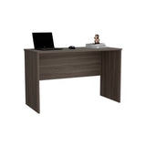 TUHOME Malibu 47" Wide Modern Study Desk with Spacious Work Surface, Simple Computer and Laptop Table for Bedroom, Living Room, Kitchen or Home Office, Minimalist Writing Desk with Comfortable Leg Room and Sleek Design